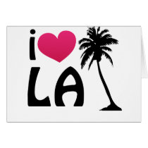 I Love LA Gifts and Apparel Greeting Cards