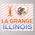 I Love La Grange, IL posters