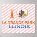 I Love La Grange Park, IL posters