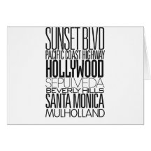 I Love LA Greeting Card
