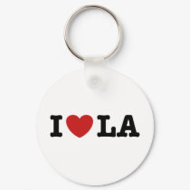 I Love LA keychains