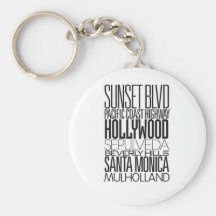 I Love LA Keychain