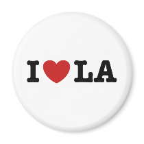 I Love LA Refrigerator Magnets
