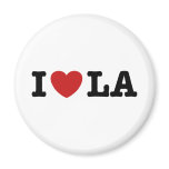 I Love LA Refrigerator Magnets