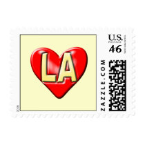 I Love LA Stamp