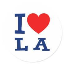 I love LA Sticker by sucessstore I love LA Sticker