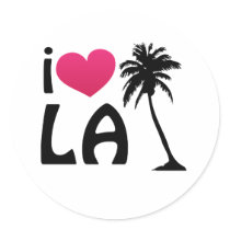I Love LA Sticker