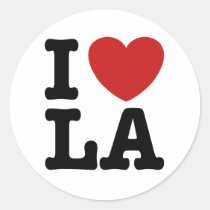 I Love LA stickers