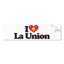 I Love La Union bumper stickers by thefilipinofestival I Love La Union bumper stickers
