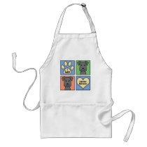 I Love Labrador Retrievers aprons