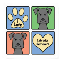 I Love Labrador Retrievers posters by dogcartoons I Love Labrador Retrievers posters