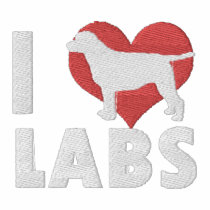 I Love Labs Embroidered Shirt (Polo) embroidered shirts