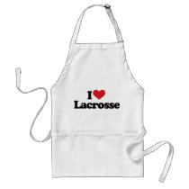 I Love Lacrosse aprons