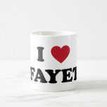 I Love Lafayette Louisiana Mug