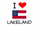 I Love LAKELAND Georgia T Shirts