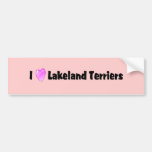 I Love Lakeland Terriers Bumper Stickers