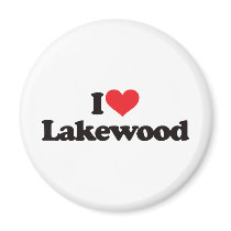 I Love Lakewood magnets by visualnewbie I Love Lakewood magnets