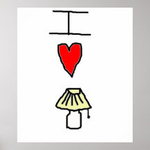 I love lamp print