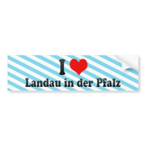I Love Landau in der Pfalz, Germany Bumper Sticker