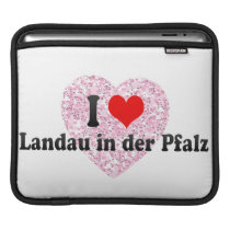 I Love Landau in der Pfalz, Germany Ipad Sleeve