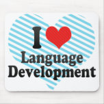 I Love Language Development Mouse Pads