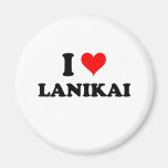 I Love Lanikai Hawaii Fridge Magnets