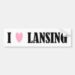 I Love Lansing Bumper Sticker