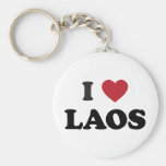 I Love Laos Key Chains
