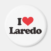 I Love Laredo Fridge Magnet