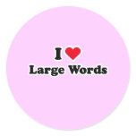 I love large words stickers