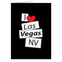 I Love Las Vegas NV Greeting Cards