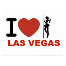 i love las vegas postcard