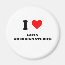 I Love Latin American Studies Refrigerator Magnets