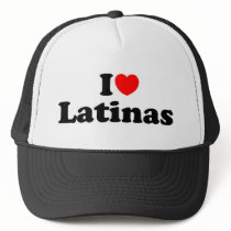 I love latinas mesh hat