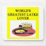 i love latkes! mouse pads