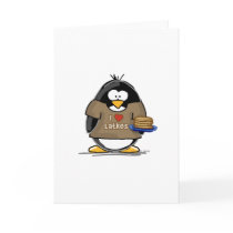 I Love Latkes Penguin cards by penguinality I Love Latkes Penguin cards