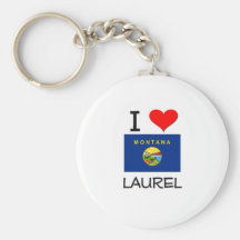 I Love Laurel Montana Key Chains
