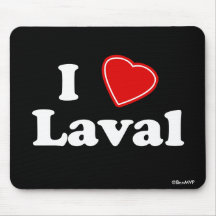 I Love Laval Mouse Pads