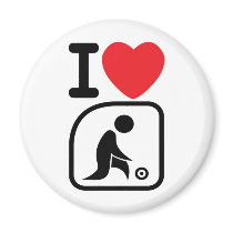 I love lawn bowls magnets by tWITster I love lawn bowls magnets