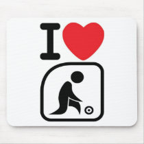 I love lawn bowls mousepads by tWITster I love lawn bowls mousepads