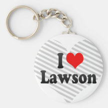 I love Lawson Key Chain