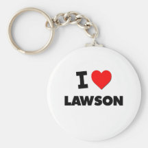 I love Lawson Key Chains