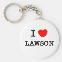 I Love Lawson Keychains