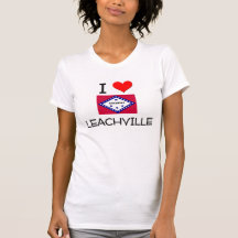 I Love LEACHVILLE Arkansas Tshirt