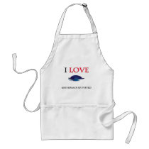 I Love Leatherback Sea Turtles aprons