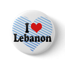 I Love Lebanon Pin