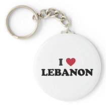 I Love Lebanon Key Chain