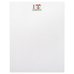 I Love Lebanon Letterhead Template