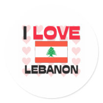 I Love Lebanon stickers