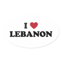 I Love Lebanon Stickers
